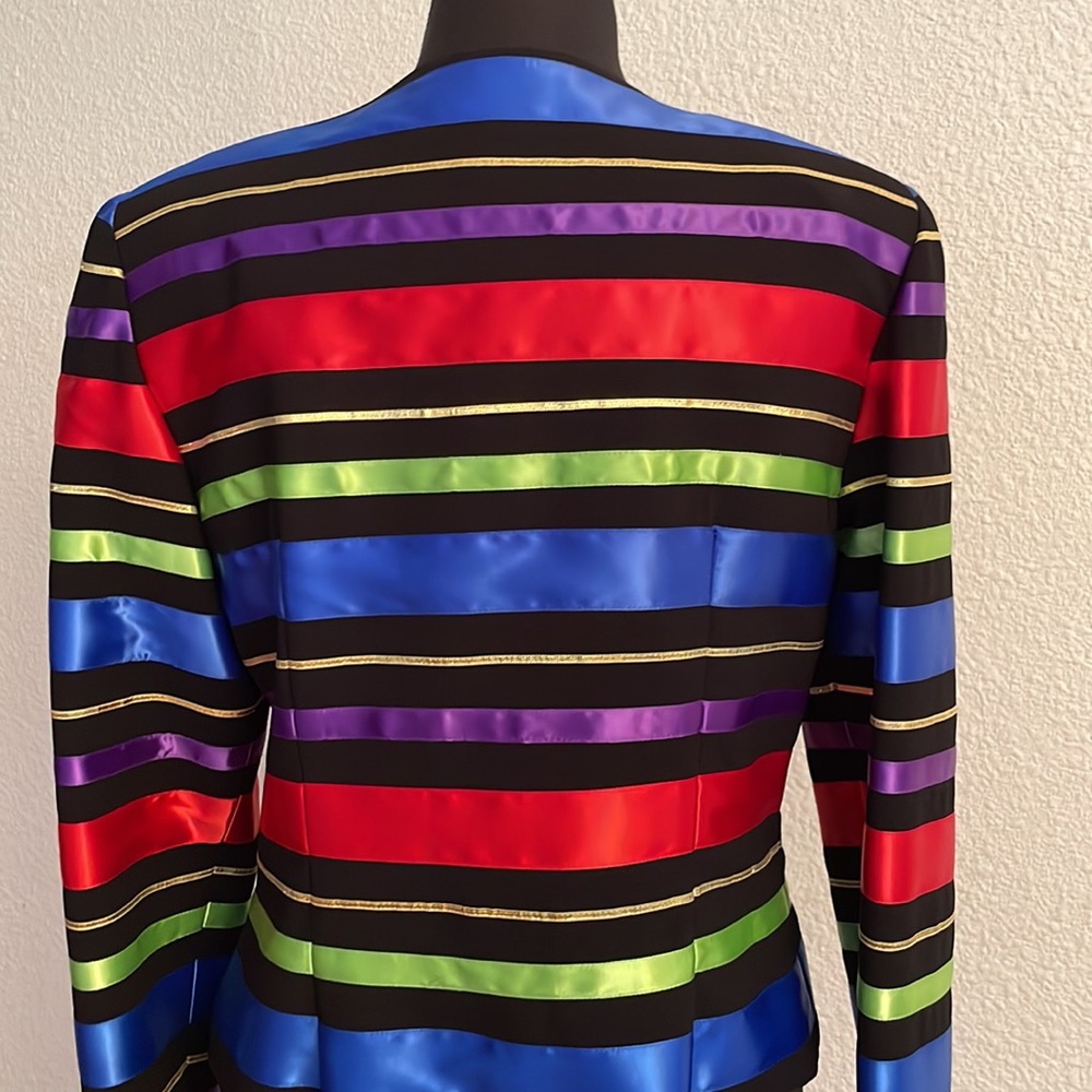 Multi Color Stipe Jacket - Picture 3 of 3